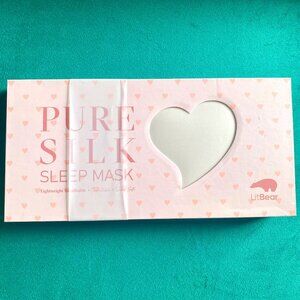 NEW, Lit Bear, pure silk sleep mask!